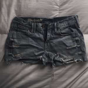 Madewell jean shorts
